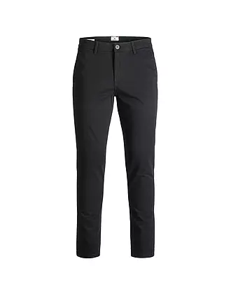 JACK & JONES | Chino Slim Fit JPSTMARCO | schwarz